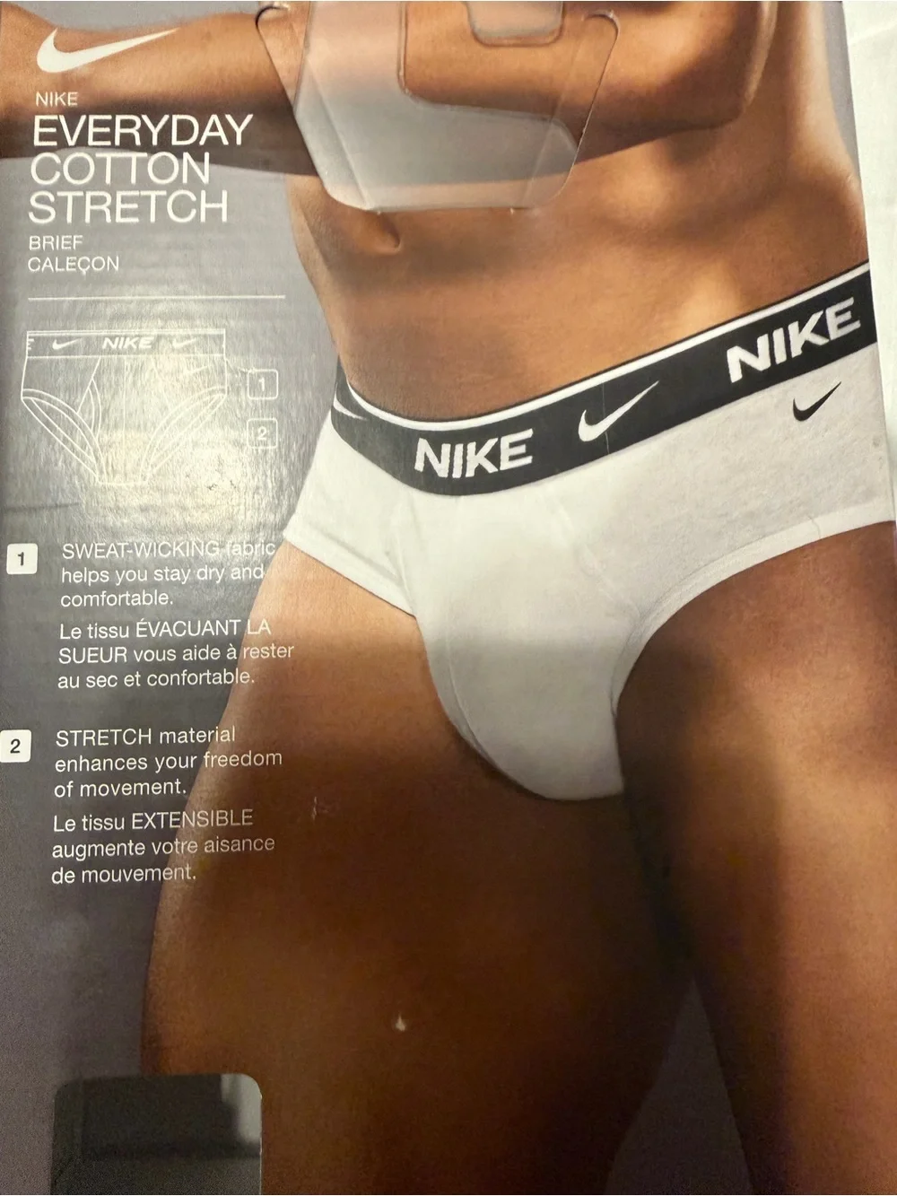 Nike Men's Brief with White Logo Waistband